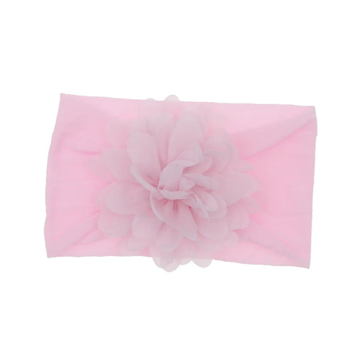 Baby Headband Nonly Big Chiffon Flower Headbands Bow Hair Band newborn Girl Toddler Turban Head Wrap Children Hair Accessories