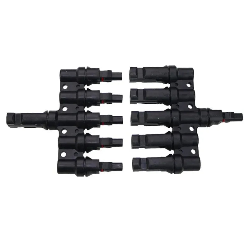 1 paire T Y branche 1000V 30A connecteur solaire PV 2/3/4/5/6 à 1 branche mâle femelle connecteur photovoltaïque pour câble PV MC
