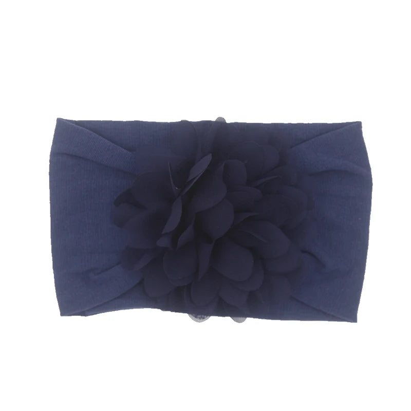 Baby Headband Nonly Big Chiffon Flower Headbands Bow Hair Band newborn Girl Toddler Turban Head Wrap Children Hair Accessories