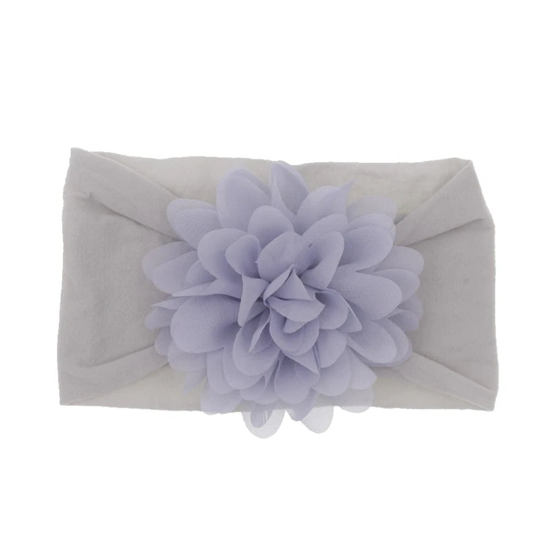 Baby Headband Nonly Big Chiffon Flower Headbands Bow Hair Band newborn Girl Toddler Turban Head Wrap Children Hair Accessories